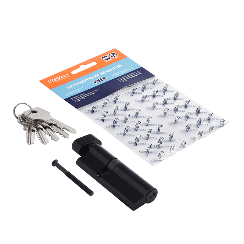 Комплектация и упаковка Цилиндр STD Z ЛВ цвет Черный Нора-М